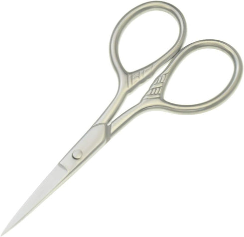 Men Beard Scissors, Stainless Steel Mustache Trimming Shear Kit for Facial Body (Blue)