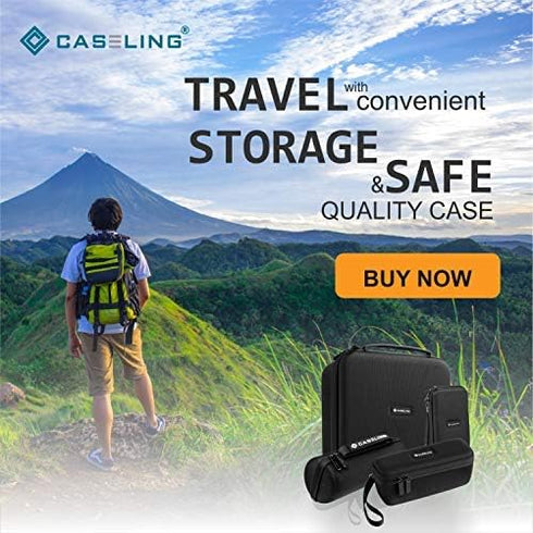 caseling Hard Toothbrush Travel Case for Philips Sonicare Protective Clean 4100, Portable Holder with Easy Grip Strap