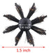 PERFEHAIR Round Brush with Natural Boar and Nylon Bristles, Small Volumizing Hair Brush, 1.5 Inch Diameter
