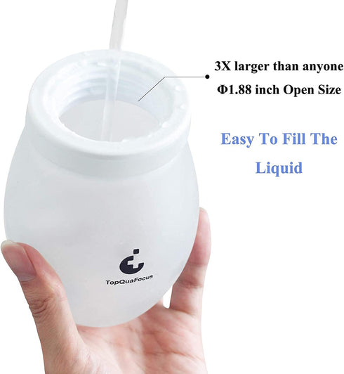 TopQuaFocus 14.5OZ Large Enema Bulb Kit for Men Women Colon Cleaning, BPA and Phthalates Free