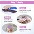 NEWGO Headache Ice Pack Head Wrap for Migraines, Cold Therapy Wrap for Headache Relief, Tension, Sinus Pain (Purple)