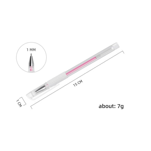 Eyebrow Microblading Marker Pen, Skin Marker Pen for Permanent Makeup Position Mapping (Pink)