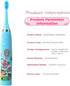 YooHoopo 3 Pack 6 2 Kids Battery Powered Sonic Toothbrush with Brush Heads and Toothbrush Cover, AA Battery - Soft