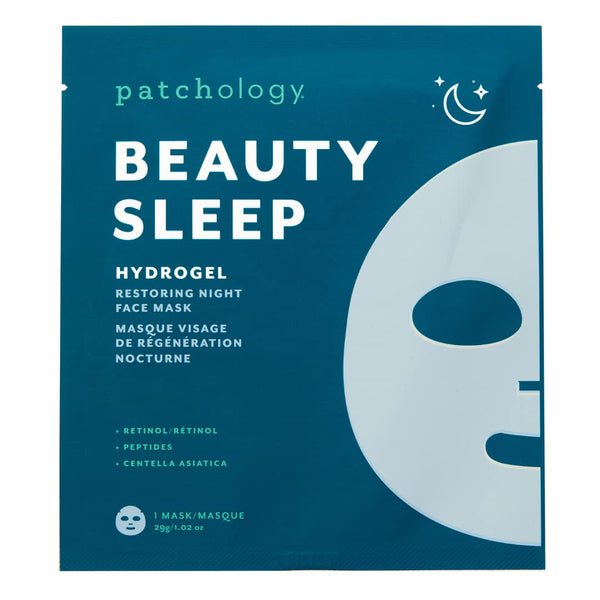Patchology Hydrogel Face Mask with Retinol and Peptides, Gel Face Mask for Women and Men to Hydrate Skin