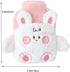 SKUZA 2 5.9 8.6in) Hot Water Bottle,Winter Rubber Hot Water Bottle Rabbit Hot Water Bag with Cute Detachable Fleece