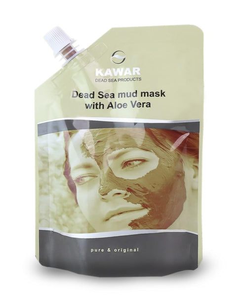Dead Sea Mud Mask with Aloe Vera for Face & Body, Spa Quality Pore Reducer for Acne & Oily Skin