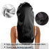 XL Satin Hair Bonnet for Women - Double-Layer Elastic Night Sleeping Cap for Braids/Curly/Long Hair