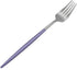 Gugrida Luxury Flatware, Royal 5 Piece Matte Purple Handle 18/10 Stainless Steel Tableware Set for 1, Camping Utensils
