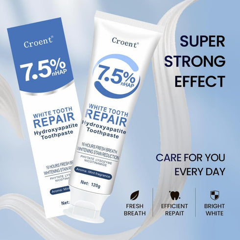 HuaQing 2 Pcs Hydroxyapatite Toothpastes, Effectively to Mineralizing Cleaning Remineralizing Gum Enamel Protection