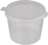 WARMBUY 1-Ounce Plastic Disposable Cups with Attached Lids for Sauces, 100 Counts