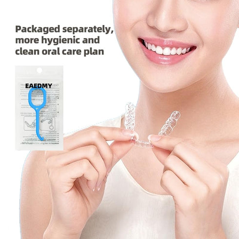 48PCS Individually Packaged Aligner Removal Tool for Invisible Removable Braces Retainers and Dentures, Personal Orthodontic Solution Accessories (48pcs)
