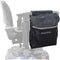 AlveyTech Water-Resistant Saddle Bag (Large, Black) - For Mobility Scooters, Wheelchairs, &