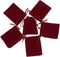 HRX Package Mini Velvet Gift Bag with Drawstring, 20PCS Burgundy Red Velvet Jewelry Pouches