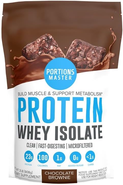 Cold-Processed CFM 100% Whey Protein Powder, All-Natural, Sweetened with Stevia, Chocolate Brownie, 2 LB