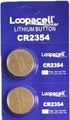 2 New CR2354 2354 CR 2354 3V Lithium Coin Cell Batteries
