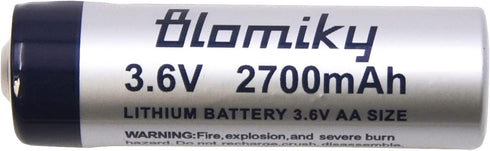 Blomiky 4 Pack 3.6V 2700mAh ER14505 Lithium AA Size Li-SOCL2 Battery for Smart Electronic Sensors