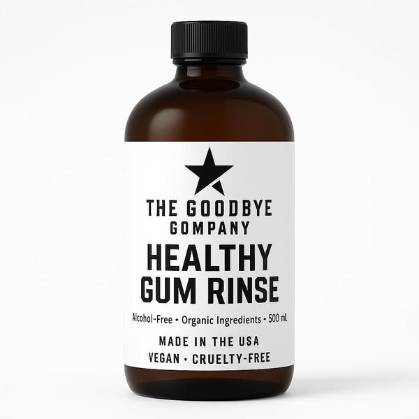 The Goodbye Company Healthy Gum Rinse Handcrafted Natural Mouthwash for Bleeding Gums,