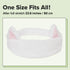 I DEW CARE Face Wash Headband - White Cat Design for Washing, Cleansing, Spa, Quick Dry, Reusable