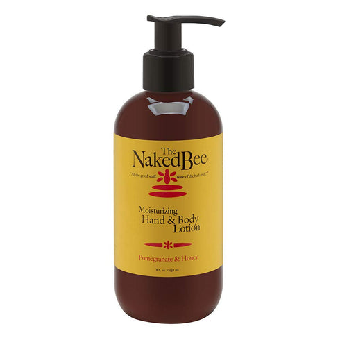 The Naked Bee Pomegranate & Honey Moisturizing Hand & Body Lotion, 8 Fl Oz