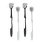 Tongue Cleaner and Brush, Tongue Scraper for Oral Hygiene, Pack of 4 in Black and Gray to Reduce Bad Breath