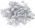 WOIWO 100PCS Aluminum Dreadlocks Beads Dread Locks Adjustable Metal Cuffs Hair Decoration Braiding Hair Jewelry - Silver