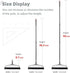 PLLITH 4 1 Upgraded Magic Broom, in Sweeper Pet Hair Remover with a Mini Squeegee, Easily Cleans The Floor Surface