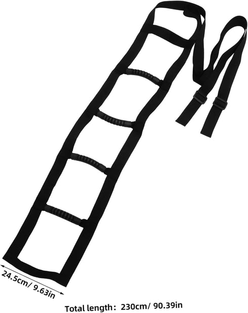 HOODANCOS Bed Ladder Assist Strap Handle Easy Install Support Device for Seniors Pregnant Women and Injury Patients