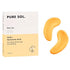 PURE SOL Hydrogel Gold Under Eye Mask - Hyaluronic Acid, Retinol, 12 Pairs for Puffy Eyes, Dark Circles