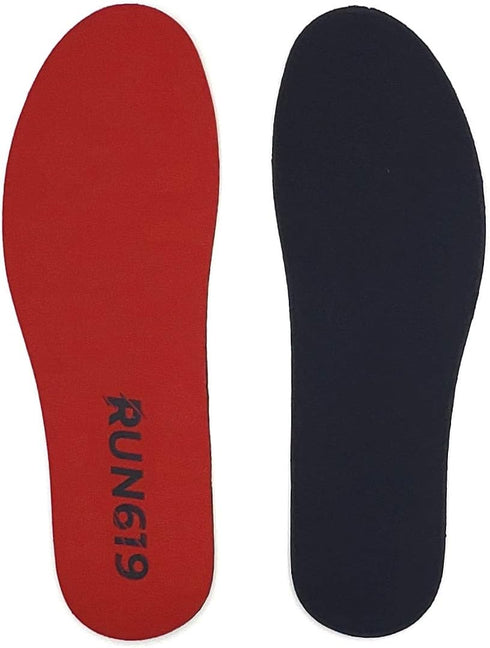 Zero Drop Shoe Insoles, Traditional Shape, Regular Width - Thick, Firm Flat Inserts for Men's 9-10 / Women's 10-11