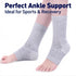 Oloxayi One Compress Bamboo Foot Sleeves - Breathable, Elastic Compression Socks with Arch Support for Daily Wear