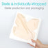 POSTOP MEDICAL WEAR 8"x 8" Heels(Pack 2) Heel Silicone Foam Dressing Wounds Bandages with Gentle Adhesive Border Heel