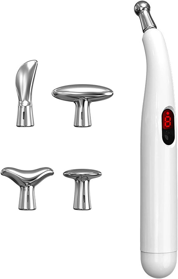 Acupuncture Pen - Electronic Pain Relief Therapy, 5-in-1 Merídian Energy Pulse Massage Pen, Gifts for Women & Men
