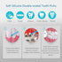 400pcs Dental Picks, Soft-Interdental Brush Double-Ended Toothpicks, Silicone Dental Floss