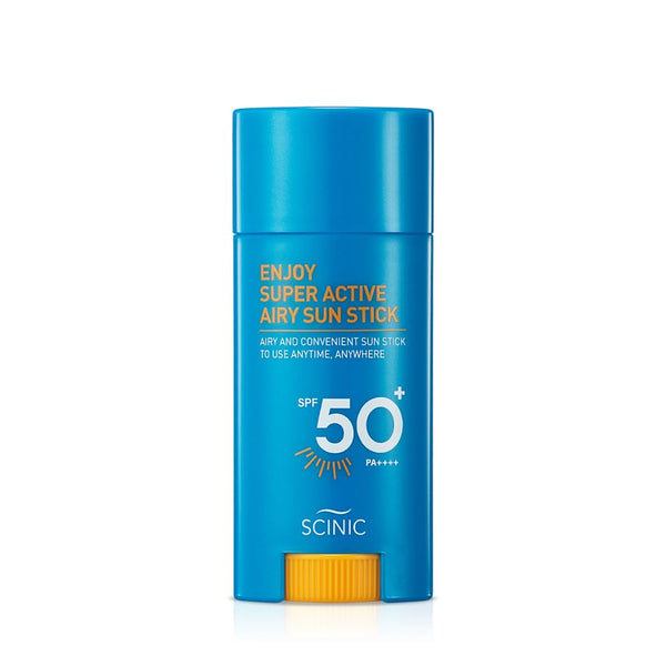 SCINIC Super Active Airy Sun Stick SPF50+ PA++++, 0.53oz (15g), Korean Skincare with Strong UV Protection