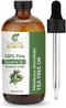 Tea Tree Essential Oil - 100% Pure, Natural, Steam Distilled for Skin, Hair, Aromatherapy & DIY - 4 fl. oz. (118 ML)