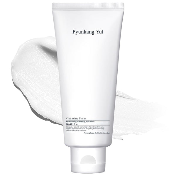PYUNKANG YUL Cleansing Foam - Korean Facial Wash for All Skin Types - Zero-Irritation Face Washer Extracted from