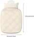 harayaa Hand Warmer Hot Water Pouch Mesh Texture Design Reusable Hot Water Bag Filling Water Bag for Sofa Home Office