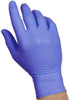 SYSCO HIGH Performance Nitrile Gloves, Large Powder Free, Blue, Clear, 100 Count