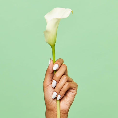 Nailtopia Plant-Based Chip Free Nail Lacquer - Non Toxic, Long-Lasting Polish, So Fresh, So Clean (White) - 0.41oz