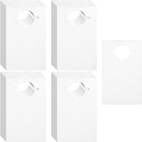 Wellbrite Disposable Bibs for Adults - 15.5 x 23.6 in - White,