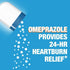 Zegerid OTC 24-Hour Heartburn Relief, Proton Pump Inhibitor with Omeprazole 20mg, 14ct Capsules