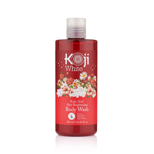 Koji White Kojic Acid Skin Brightening Body Wash, 10.82 Fl oz