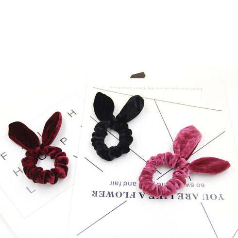SUSULU Hair Scrunchies Velvet Scrunchy Elastic Hair Ties, Pack of 12pcs for Women Ponytail Accessories