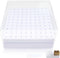 Nail Drill Bits Holder & Cleaning Brush, 100 Holes Dustproof Display Storage Box for Nail Tech (White)
