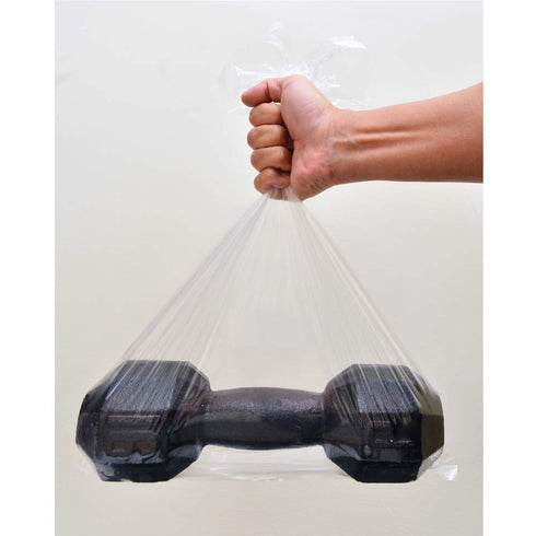 Wowfit 100 CT Clear Plastic Flat Open Poly Bags 10x15 inches - 1.1 Mil for Food, Storage, Packaging