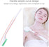 Silicone Body Scrubber Exfoliator - Long Handle Shower Brush with Soft Bristles, BPA Free, Non-Slip