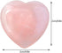 Marrywindix 15 Packs Healing Crystal Natural Rose Stone Heart, Love Carved Palm Worry Stone