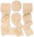 Socomi Champagne Handmade Fringe Chiffon Silk Ribbon - 1-3/4" x 7Yd, 4 Rolls for Wedding Invitations