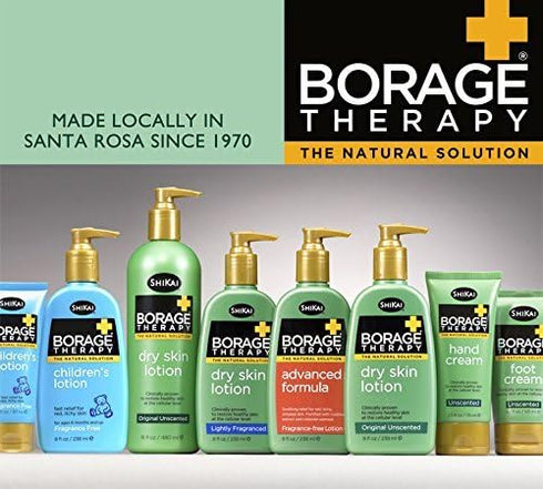 ShiKai Borage Therapy Foot Cream, 4.2 oz, Fragrance-Free Moisturizer Lotion for Dry, Cracked Heels with Borage Seed Oil