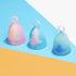 Peachlife Mini Ring Menstrual Cup - Small, Extra Firm, Reusable Silicone with Loop Pull Stem
